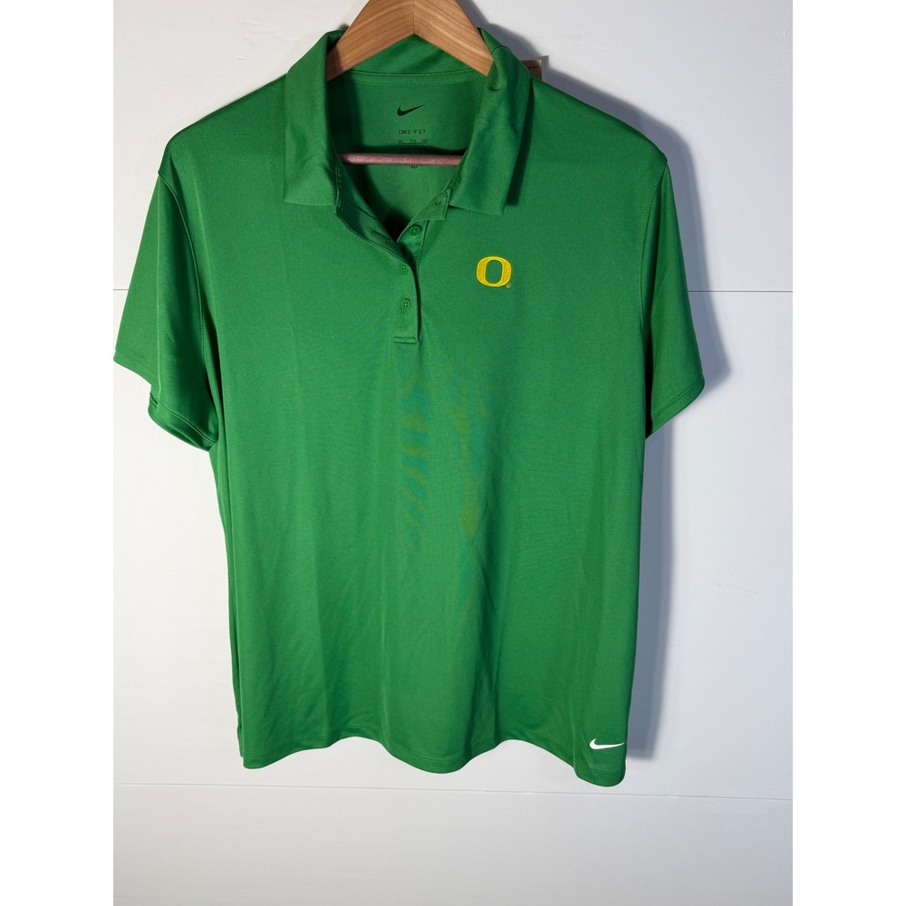 Nike Oregon Ducks Womens Dri-FIT Golf Polo Shirt Green DH2309-306 XXL
